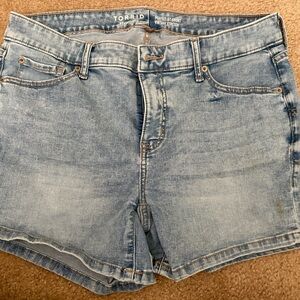 Torrid Light Blue Denim Shorts